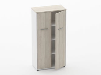 Шкаф 3 широкий закрытый, 2 двери Deka 10.16.141 Дуб Сантана светлый/Белый