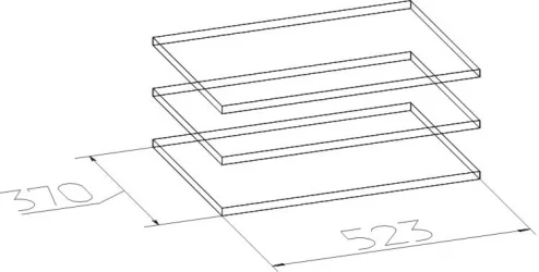 Полки Sherlock 72 Дуб Сонома