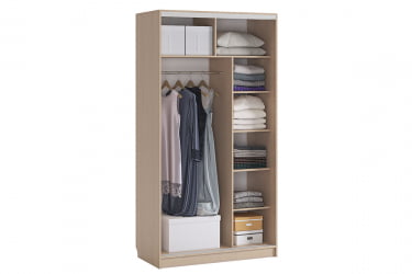 Шкаф-купе ясень Рио 7-600 07 SK-04R18 дуб млечный