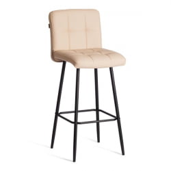 Барный стул Medeo/Медео экокожа , бежевый, 45х56х113 см