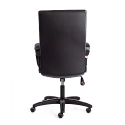 Кресло TRENDY (22) кож/зам/ткань, черный/серый, 36-6/12