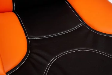 Кресло руководителя Twister Черный-Оранжевый 36-6-14-43