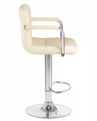Стул барный ДОБРИН КРУГЕР АРМ Кремовый / DOBRIN KRUGER ARM