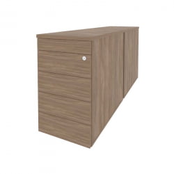 Тумба двойная приставная / опорная (ТИП-ОН) ОНИКС О.ТПО-2.8 ТИП Дуб Аризона / (TIP-ON) ONIX O.TPO-2.8 TIP