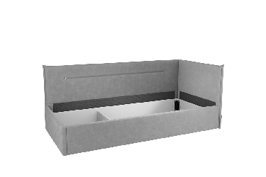 Кровать  0.9 Альба (Тахта) КМ.T-16 медовый (велюр)