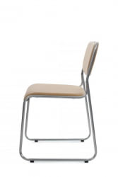 Кресло Никс РCХ ОМКЛ-02 Бежевый/Металл окрашенный Хром / Nix RCH OMKL-02