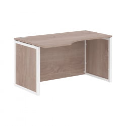 Стол письменный левый XTEN-QP XQPCET 149H L Дуб Сонома Белый