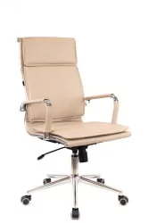 Кресло руководителя Нерей Т экокожа Бежевый / Nerey T