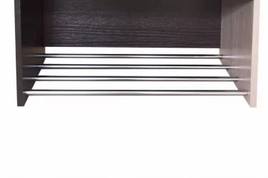 Двустворчатый гардеробный шкаф Ольга 3.1 Ясень шимо светлый Венге