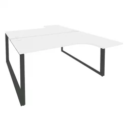 Рабочая станция на О-образном м/к ОНИКС О.МО-Д.СА-4 Белый Бриллиант/Антрацит / ONIX O.MO-D.SA-4