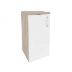Шкаф низкий узкий левый ОНИКС О.СУ-3.1(Л) Дуб Аттик/Белый / ONIX O.SU-3.1(L)