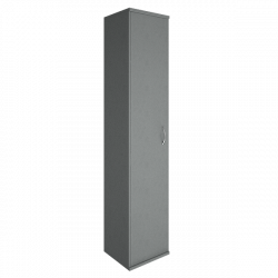 Шкаф высокий узкий правый Рива А.СУ-1.9 Пр Серый / Riva