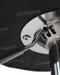 Табурет барный ДОБРИН БРУНО Бордовый велюр МДЖ9-43 / DOBRIN BRUNO MJ9-43