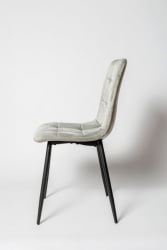 Мягкий стул OKC 1225 серый вельвет G-062-39