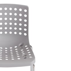 Стул СКАЛБЕРГ (мод. C-084-А) металл/пластик, 46 х 56 х 79 см, Грей (серый) / Хроме (хром) / SKALBERG (mod. C-084-A) Grey Chrome