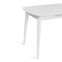 Стол-автомат RAMBO (mod. 1193) МДФ/пластик, 130+30 x 80 x 75 см, white (белый)