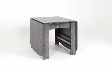 Стол-книжка раздвижной Оригами Ясень черный