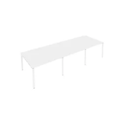 Переговорный стол (3 столешницы) Метал Сйстем Б.ПРГ-3.2 Белый / Metal System