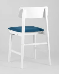 Комплект из двух стульев ОДЕН ВХИТЕ 2 шт Синий / ODEN WHITE