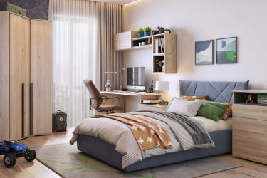 Полка в детскую 47 UL.47-M графит