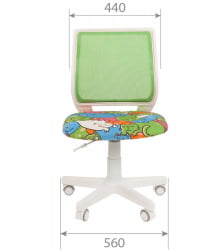 Детское кресло CHAIRMAN KIDS 112 white зоопарк/TW-34