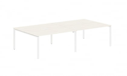 Бенч-система 4-местная ЕДИС ЕУВСТ 3116 Ясень Траун Белый / EDIS EUWST