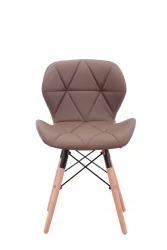 Стул Бон экокожа Коричневый