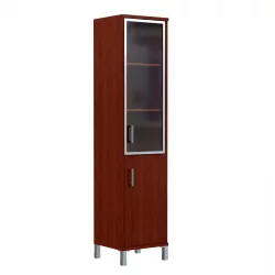 Стеллаж стекло в раме В431.4 Р Бургунди / R