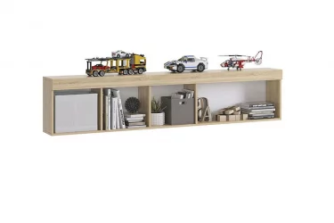 Полка Форсаж MKF-04 Дуб сонома/белый