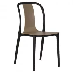 Стул обеденный ДОБРИН АДЭМ (черный/бежевый) / DOBRIN ADAM