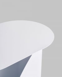 Журнальный столик Йваине металл белый / Yvaine