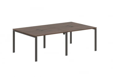 Бенч-система 4-местная EDIS EUWST 2313 Дуб Денвер темный Мокко