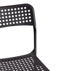 Дизайнерский стул ADDE (mod. C-049) металл/пластик, 39 х 49 х 78 см, Black (черный)