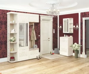 Зеркало в прихожую Тиффани 47.17 Сосна Астрид Мелинга