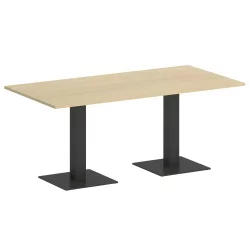 Стол прямоугольный ХОМЕ ОФФИCЕ ВР.СП-5-180.2 Акация Лорка/Антрацит металл / HOME OFFICE VR.SP-5-180.2
