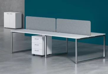 Стол письменный XTEN-Q XQST 127 Белый Алюминий