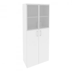 Шкаф высокий широкий ОНИКС О.СТ-1.7Р Белый Бриллиант / ONIX O.ST-1.7R