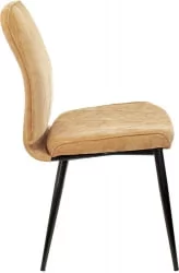 Стулья для кухни Бюрократ KF-3 горчичный Velvet 73 2 шт.