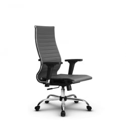 Кресло офисное МЕТТА Комплект 10/2D, Основание 17833 Комплект 2 Серое