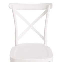 Стул CROSS (mod. PL24) / 1 шт. в упаковке пластик, 48 х 58 х 89 см, White (белый) 11954