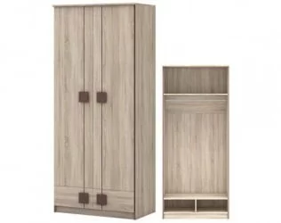 Шкаф 2-х дверный с ящиками Диско Шк24