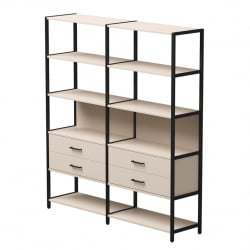 Набор стеллажных систем Everprof EVO №7 Кашемир Черный