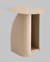 Журнальный столик Йваине металл бежевый / Yvaine