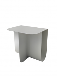 Журнальный столик Лауре металл светло-серый / Laure