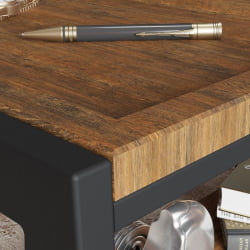 Журнальный стол Трисс Дуб американский / Черная лакобель / Черный