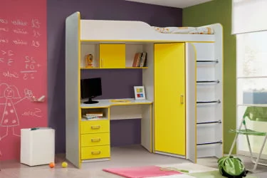 Уголок школьника №9 Дуб молочный/Синий