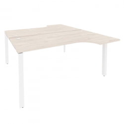 Рабочая станция на П-образном м/к ОНИКС О.МП-Д.СА-1 Денвер Светлый/Белый / ONIX O.MP-D.SA-1