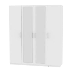 Шкаф распашный R-198х180х60-1-M(Белый)