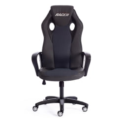 Кресло RACER кож/зам/ткань, металлик/серый, 36/12