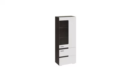 Дизайнерский шкаф Фьюжн ТД-260.07.27 Белый глянец Венге Линум